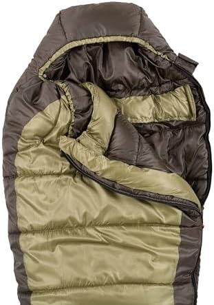 Coleman North Rim 0°F Big & Tall Sleeping Bag, Cold-Weather Mummy Sleep Sack with No-Snag Zipper & Adjustable Hood for Warmth & Ventilation