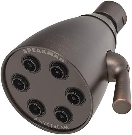 Speakman S-2252-ORB Signature Brass Icon Anystream High Pressure Adjustable Shower Head, Oil-Rubbed Bronze