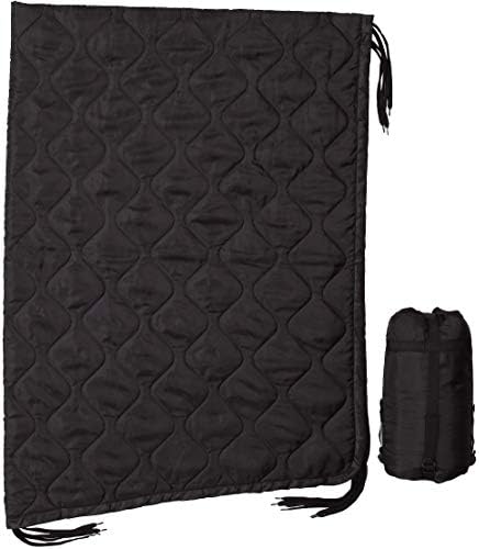 USGI Industries Military Woobie Blanket | Thermal Insulated Camping Blanket, Poncho Liner | Large, Portable, Insulation, Water-Resistant, for Hiking, Survival | Compression Carry Bag
