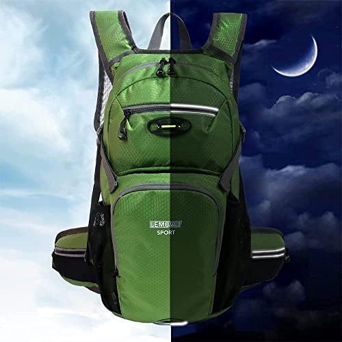 Hiking Daypack Waterproof Biking Backpack 15L Lightweight Durable Backpack for Ski Snowboarding Running MTB Cycling