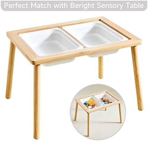 Beright 2 Pack Storage Bins, Collapsible Wash Basin Folding Dish Tub Sink, Space Saving for Dishing, Fruit, and Camping, Hiking and Home, Grey, 2 in 1 Set