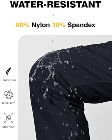 TBMPOY Women's Hiking Cargo Pants Lightweight Water Resistant Quick Dry Fishing Camping Travel Work Pant with 6 Pockets