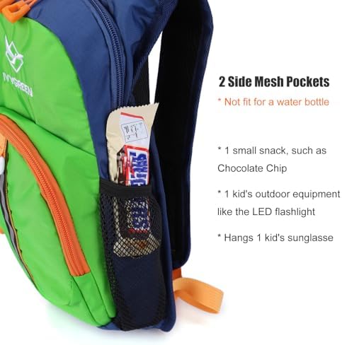 Kids Hydration Backpack, Hiking Backpack for Boys or Girls with 1.5L Water Bladder
