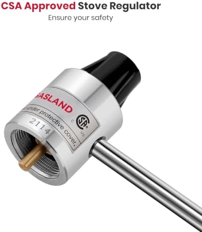 GASLAND Gas Stove Regulator, Replacement Parts for Coleman Portable Propane Stoves with Gas Pressure Issues, Camping Stove Connector Fitting for 1 LB Propane Fuel Cylinder