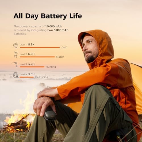 OCOOPA AI Smart Magnetic Double-Sided Heating Hand Warmers Rechargeable 2 Pack,10000mAh Electric Heater, Larger Warming Surface, 4 Heat Levels, Max 136°F, Men Gifts for Christmas,UT3 PRO