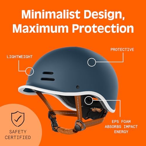 Retrospec Remi Adult Bike Helmet for Men & Women - Bicycle Helmet for Commuting, Road Biking, Skating with Adjustable Dial