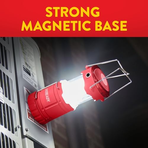 Eveready LED Camping Lantern 360 PRO (3-Pack), Super Bright Tent Lights, Rugged IPX4 Water Resistant LED Lanterns, 100 Hour Run-time (Batteries Included)