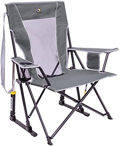 GCI Outdoor Comfort Pro Rocker Outdoor Rocking Chair with Beverage Holder