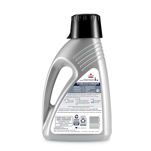 Bissell 78H63 Deep Clean Pro 4X Deep Cleaning Concentrated Carpet Shampoo, 48 ounces - Silver