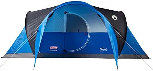 Coleman Montana Camping Tent, 6/8 Person Family Tent with Included Rainfly, Carry Bag, and Spacious Interior, Fits Multiple Queen Airbeds and Sets Up in 15 Minutes
