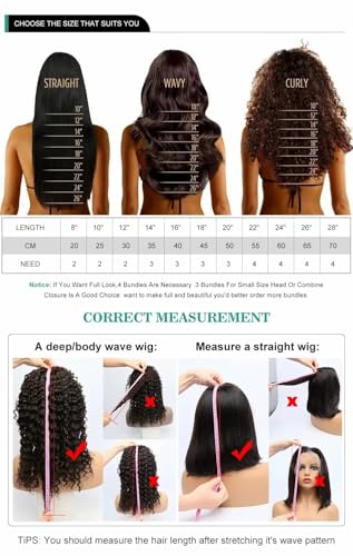 IMAGISM 13x6 Deep Wave Lace Front Wigs Human Hair Deep Wave Wig Lace Front Wigs Human Hair Wig Pre Plucked 200 Density Glueless Wig Frontal Wigs for Black Women (28 Inch)