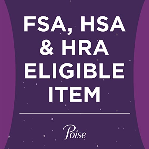 Poise Overnight Incontinence & Postpartum Pads for Bladder Leaks, 8 Drop Extra Coverage, 72 Count (2 Packs of 36), Packaging May Vary