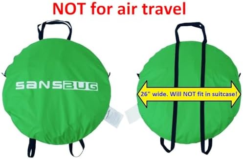 Instant Pop up Screen Tent for Camping, Noseeum Netting has Finer Mesh Than a Mosquito Net (Tarp Floor)