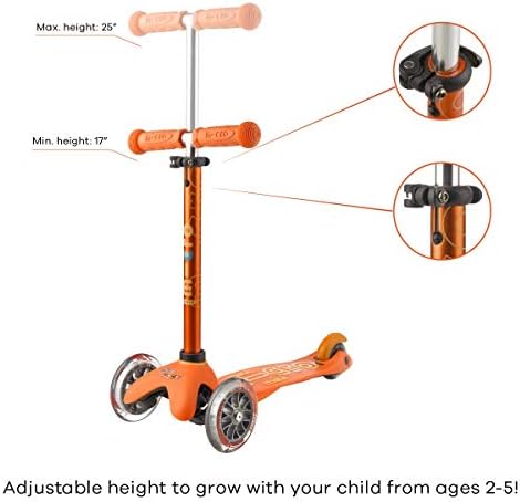 Micro Kickboard - Mini Deluxe - Three Wheeled, Lean-to-Steer Swiss-Designed Micro Scooter