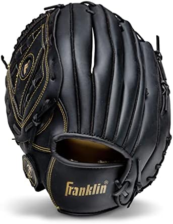 Franklin Sports Baseball + Softball Gloves - Field Master Adult + Youth Baseball + Softball Gloves - Right Hand + Left Hand Gloves - Infield + Outfield Mitts - Multiple Sizes + Colors