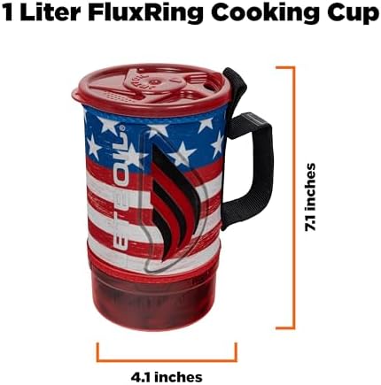 Jetboil Flash Camping and Backpacking Stove System, Portable Propane/Isobutane Burner with Cooking Cup for Outdoor Trips and Hiking