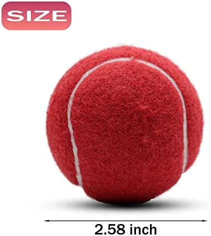 Magicorange Tennis Balls, 12 Pack Advanced Training Tennis Balls Practice Balls, Come with Mesh Bag for Easy Transport, Good for Beginner Training Ball