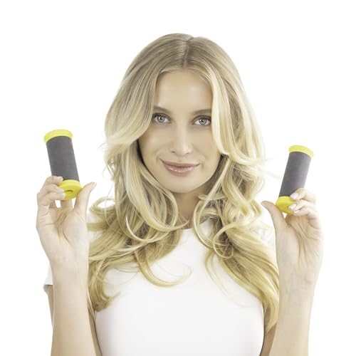 Drybar The Roller Club Curling Hot Rollers | 10 Rollers, 2 Sizes, Heats-Up Fast, Gentle on Hair, Reduces Frizz, Adds Shine, comes with Heat-Resistant Bag