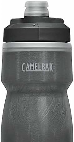 CamelBak Podium Chill Insulated Bike Water Bottle - Easy Squeeze Bottle - Fits Most Bike Cages - 21oz, Black