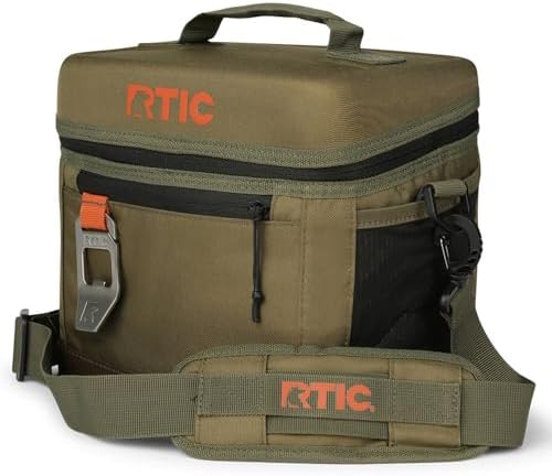 RTIC 8 Can Everyday Cooler, Soft Sided Portable Insulated Cooling for Lunch, Beach, Drink, Beverage, Travel, Camping, Picnic, for Men and Women