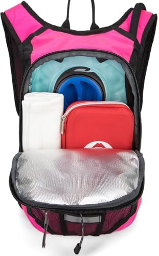 Hydration Pack Backpack with 3L Water Bladder for Men & Women, Hiking Daypack with Thermal Insulation | Running, Cycling, Camping, Skiing, Outdoor Activities