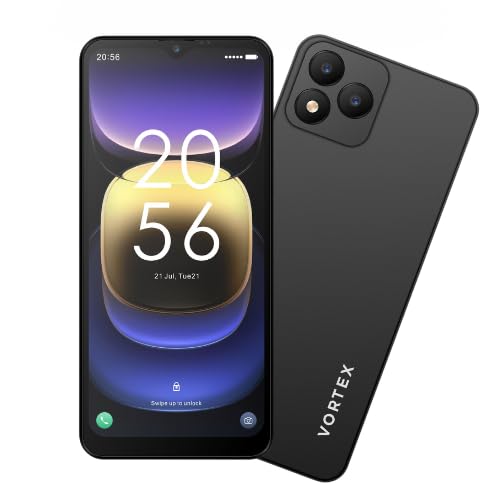 Vortex J24 | 2024 | All-Day Battery | GSM Unlocked | 6.5” Display | 3/32GB | 3000mAh | US Version | US Warranty | Black