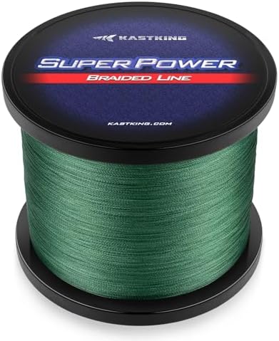 KastKing SuperPower Braided Fishing Line - Abrasion Resistant Braided Lines – Incredible Superline – Zero Stretch – Smaller Diameter – A Must-Have!