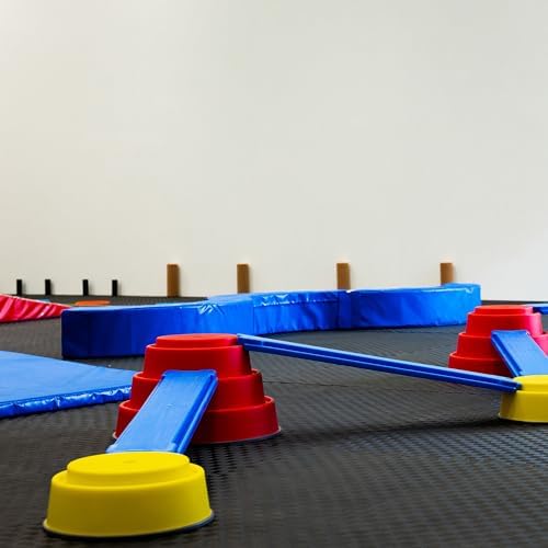 BalanceFrom Puzzle Exercise Mat with EVA Foam Interlocking Tiles for MMA, Exercise, Gymnastics and Home Gym Protective Flooring, Multiple Sizes and Colors