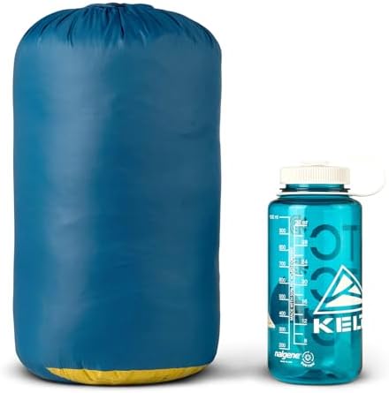 Kelty Cosmic 20 Down Mummy Sleeping Bag for Backpacking, Campers, 550 Fill Power, Recycled Fabrics with PFAS-Free DWR, Designed in Sunny Colorado,