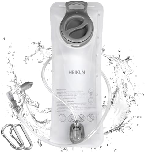 Hydration Bladder 2L-3L,Leak Proof Water Reservoir, BPA Free Military Water Storage Bladder Bag Hydration Pack Replacement Easy Clean for Bicycling Hiking Camping Hunting Running