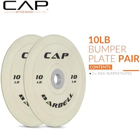 CAP Barbell Rubber Olympic Bumper Plate | Multiple Options/Colors