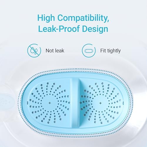 Alkaline Water Filter Replacement for All Waterdrop Pitcher and Dispenser Filtration System, Fits Waterdrop WD-PF-AL, Reduces PFOA/PFOS, Chlorine, Last Up to 100 Gallons, 3 Packs, AQUA CREST