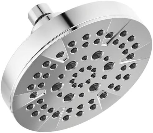 DELTA FAUCET -faucet 5-Spray Chrome Shower Head, Shower Head Chrome, Showerheads, 1.75 GPM Flow Rate, Chrome 52535