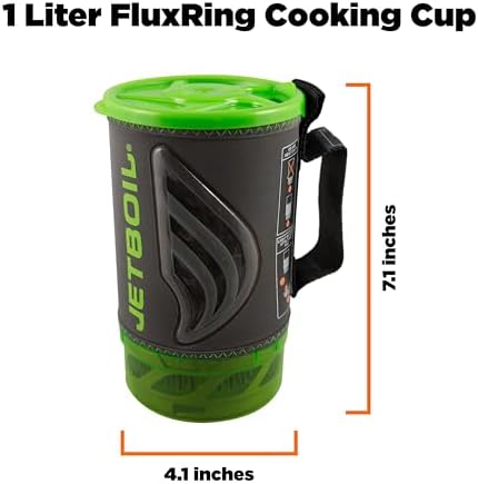 Jetboil Flash Java Kit Camping and Backpacking Stove Cooking System with Silicone French Press Coffee Maker