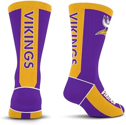 For Bare Feet Unisex Kid's NFL MVP Crew Sock Youth