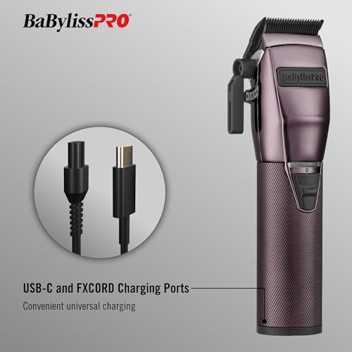 BaBylissPRO® LimitedFX Purple All-Metal Lithium Hair Clipper