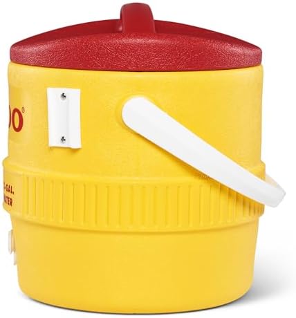 Igloo 385-431 400 Series Coolers, 3 gal, Red/Yellow