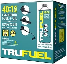6 Pack 2-Cycle 40:1 Pre-Blended Fuel for Outdoor Power Equipment - 32 oz