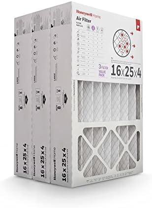 16x25x4 MERV 8, AC Furnace Air Filter, 3 PACK (CF408F1625-3PKAM) (Actual Dimensions: 15.63 x 24.75 x 4.38 in.)