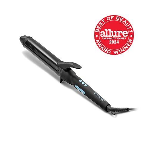 Bio Ionic Long Barrel Styler, 1.5" Curling Iron with Moisture Heat Technology & NanoIonic MX, Verstatile Curling Wand with Longer Barrel for Voluminous "Lived-In" Curls