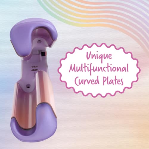 CHI Vibes Wave On Multifunctional Waver, Curling Iron Creates Long-Lasting Frizz-Free, Crimp-Style Waves & Loose Beachy Curls for All Hair Types