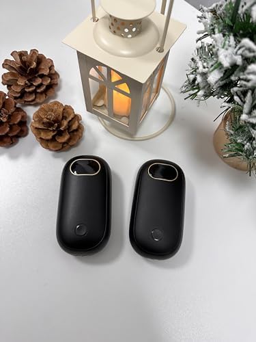 Hand Warmers Rechargeable - 14000mAh Electric Hand Warmers Rechargeable 2 Pack Heat Up to 131℉ with 18Hrs Warmth, Reusable Electronic Portable Pocket Heater for Women Man Golf Raynauds Camping