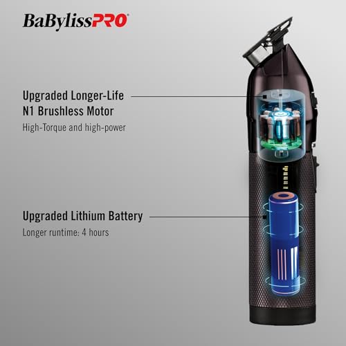 BaBylissPRO® LimitedFX Purple All-Metal Lithium Hair Trimmer