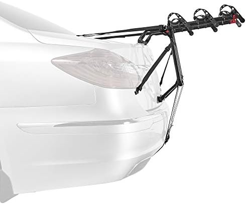 Allen Sports Premier 3-Bike Trunk Rack, Model S103 (Black and red)