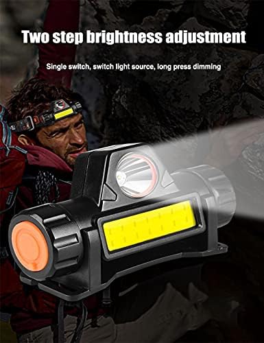 LED headlamp Flashlight 4-Pack LED Rechargeable Headlamp Headlight for Running, Camping, Hiking and More Lumens USB Rechargeable Headlight, Outdoor Camping Cycling Fishing, headlamp Flashlight