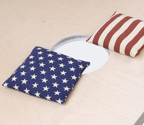 SPORT BEATS Cornhole Bags Set of 8 Regulation Weight & Size Corn Hole Bags Bean Bags for Cornhole Game Includes Carry Case