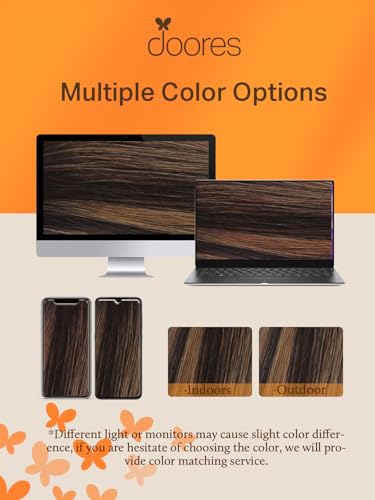 DOORES Tape in Hair Extensions Human Hair, Balayage Dark Brown to Chestnut Brown 50g 20pcs 18 Inch, Human Hair Extensions Natural Hair Extensions Remy Straight Hair Skin Weft