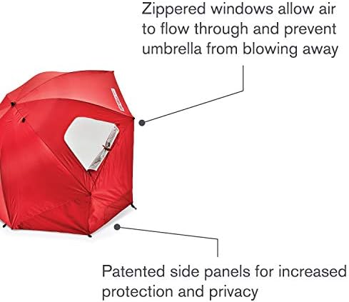Sport-Brella Premiere XL UPF 50+ Umbrella Shelter for Sun and Rain Protection