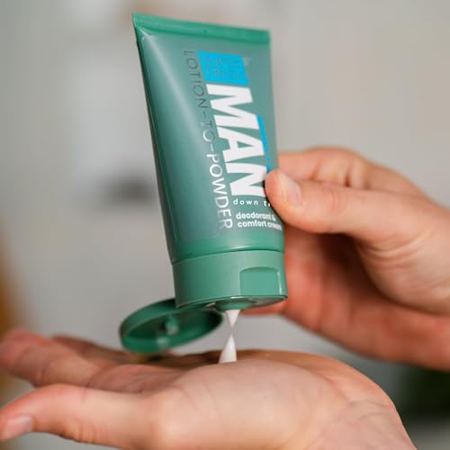 Super Fresh Ball Deodorant Powder Lotion Comfort Cream for Man Parts Groin Butt and Body Hygiene Controls Odor Stops Chafing and Itch Absorbs Sweat Aluminum Free Formula in 4 oz Twin Pack