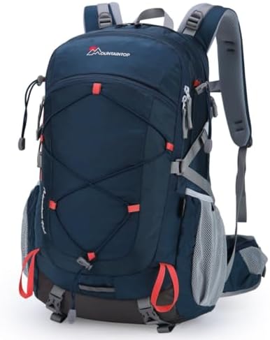 MOUNTAINTOP 40L Hiking Backpack,Lightweight Travel Backpack for Men Women Outdoor Backpacking, Camping